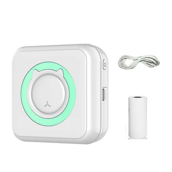 Kannettava minilämpötulostin 200 Dpi langaton musteeton Bluetooth-taskutulostin