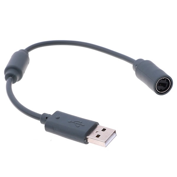 Dongle USB Breakaway Kabeladapter Kabelutskifting for Xbox 360 Trådløs Spillkontroll Forlengelsesadapterlinje