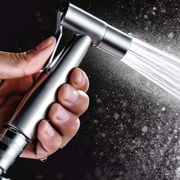 Toilet Sprayer i rustfrit stål Hånd Bidet Håndvask til badeværelse