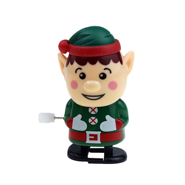 15 st julvind upp leksaker för barn, julstrumpor fyllmedel, julgran tomte vev leksaker, klasser gåvor barn