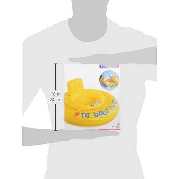 Puhallettava vauvan uimarengas 70 cm pyöreä, 6–12 kuukaudelle