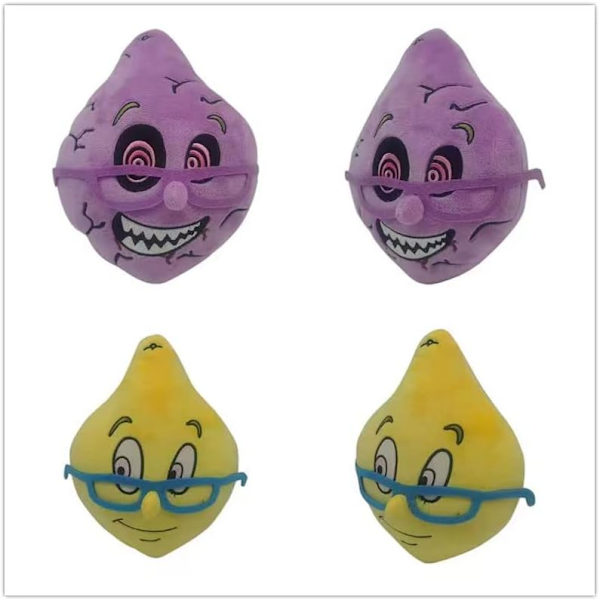 Plushleker, Myke Plysjdyr Fra Spillet, Miss Lemon og Mr. Tomato