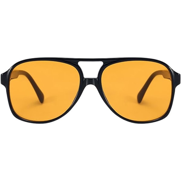 Retro Solglasögon Gul Gradient Glasögon Vintage Tonade Solglasögon för män och kvinnor