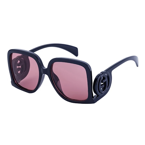 GUVIVI 2024 Luxury Steampunk Square Aurinkolasit Naiset Miehet 2024 Uusi Brändi Designer Muoti Big Frame UV400 Suoja Silmälasit C2 square