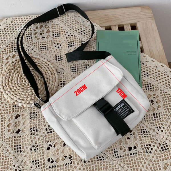Skuldertaske Messenger Bag BLACK sort sort