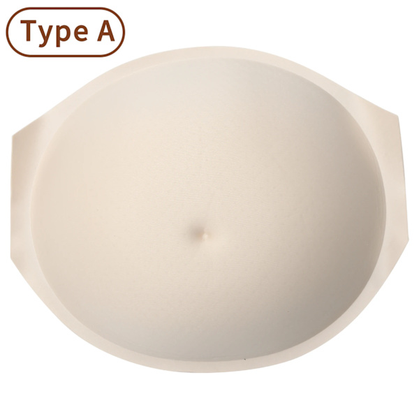 Falsk graviditetsmave gravid mave kunstig baby mave mave scene film skuespiller fotografering rekvisitter svamp gravid belle Y puder type A nøgen Type A Nude 8-10M