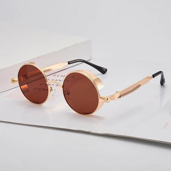 Engros Tilpasset God Kvalitet Designer Polarizer Rammer Design Solbriller Solbriller 2024 Mænd Og Kvinder Pink Steampunk