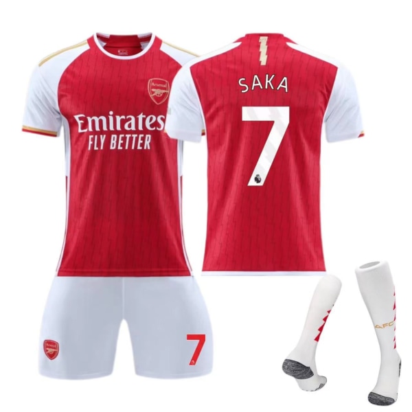 23-24 Arsenal home jersey No. 11 Salah children's adult suit football uniform