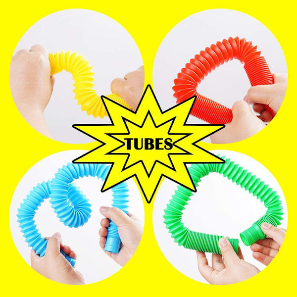 pcs Pops Tubes -aistilelut autistisille lapsille ja lapsille tarkoitetut fidget-lelut Stressinlievitys reg. no