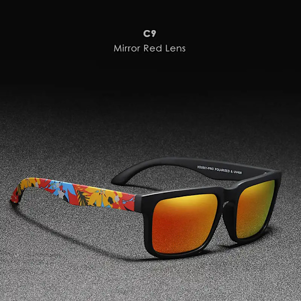 Engros Trendy Designer Polariseret Unisex Solbriller Til Mænd Mænd Farverig Belægning Uv400 Solbriller C8 Retro Sunglasses