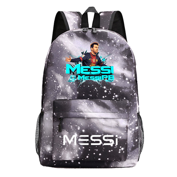 Messi Ryggsäck Barn Skolväska Dator Ryggsäck style 3