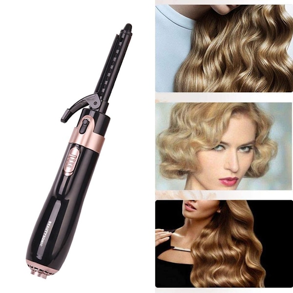 Babyliss roterende varmluftsbørste, fire-i-én, sort KLB
