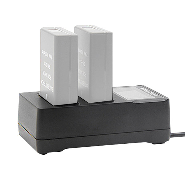 EN-EL14 LCD-näyttö USB-kaksikanavainen kamerakakun lataus Nikon D5300 D5200 D5100 D3100 -malleille