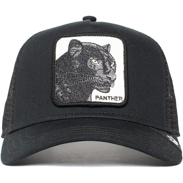 Voksen Mesh Cap Sommer Baseball Cap Trucker Cap W-WELLNGS Black Panther Sort Panther A