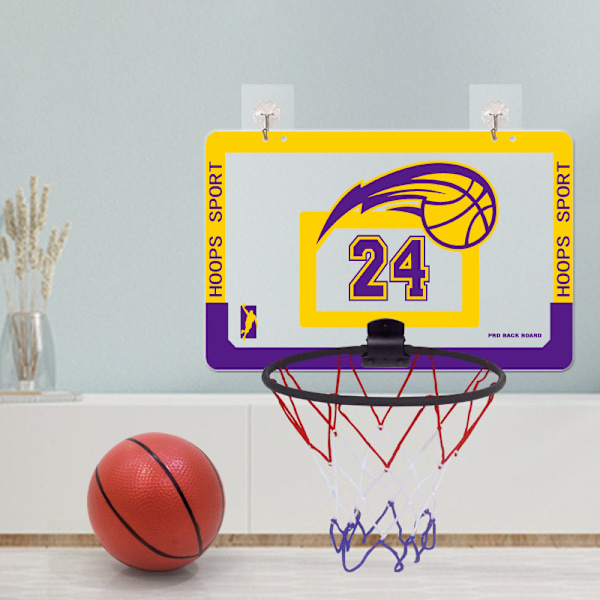 Bärbar Mini Basketbollkorg Leksakssats för inomhusbruk B size