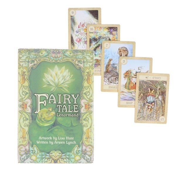 Saga Lenormand Oracle Card Tarot kort Fest Prognos Divi Multicolor one size Multicolor Multicolored one size