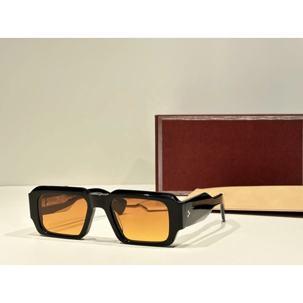 Kända märkesdesigner solglasögon för män och kvinnor Rektangel OEM ODM UV400 solglasögon retro glasögon klar ram gröna linser green frame high top quality