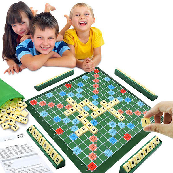 Scrabble Original Y9592 Brætspil, Stilarter Kan Variere - Engelsk Version