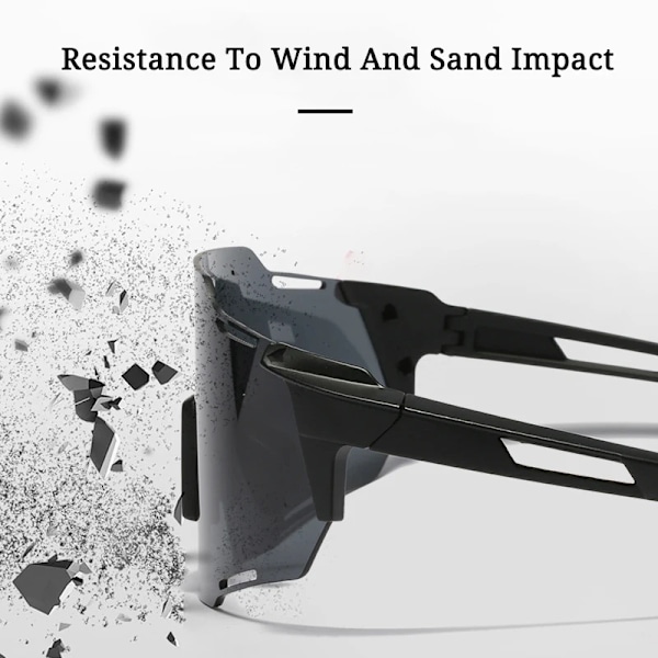 Nyt design Rimless store solbriller til udendørs cykling solbriller vindbeskyttende løb 2024 sport solbriller mænd kvinder C8 cycling sunglasses