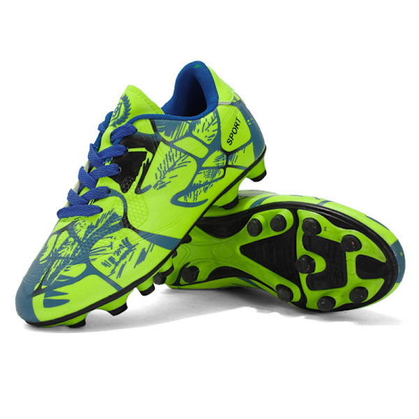 Barn Tonåring Fotbollsskor Spikes Skor Fotboll Träning Sneaker Grön 43 Grön Grön 43