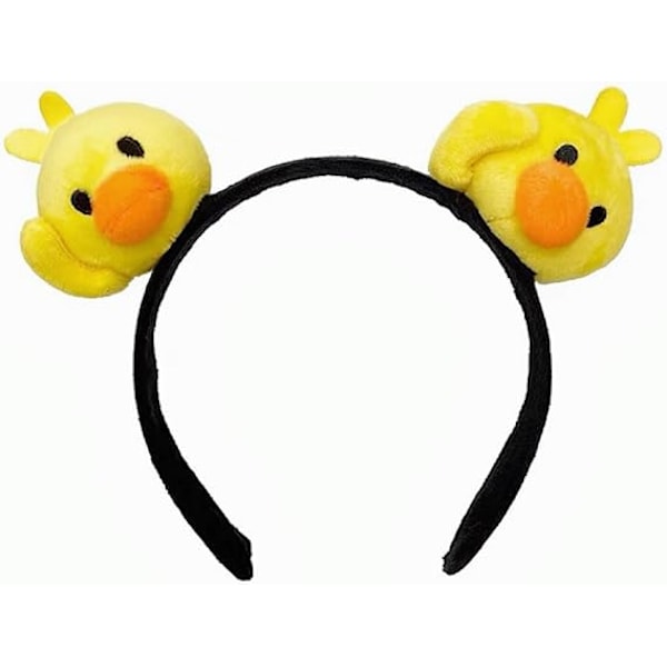 Plush Dukke Sødt Gul Ande Hårbånd Voksen Barn Animal Tegneserie Hårbånd Makeup