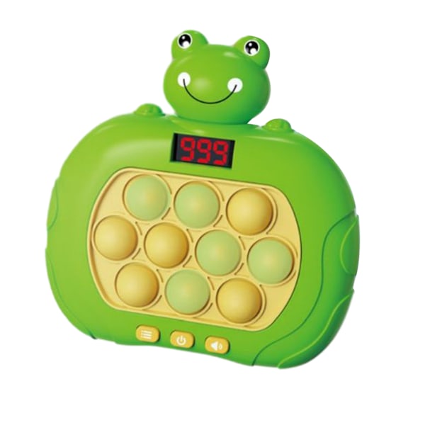 LED-skärm Trycktyp Brädspel Släppresistens Minnesfunktion Leksak Bräde för Pojkar Flickor Frogs