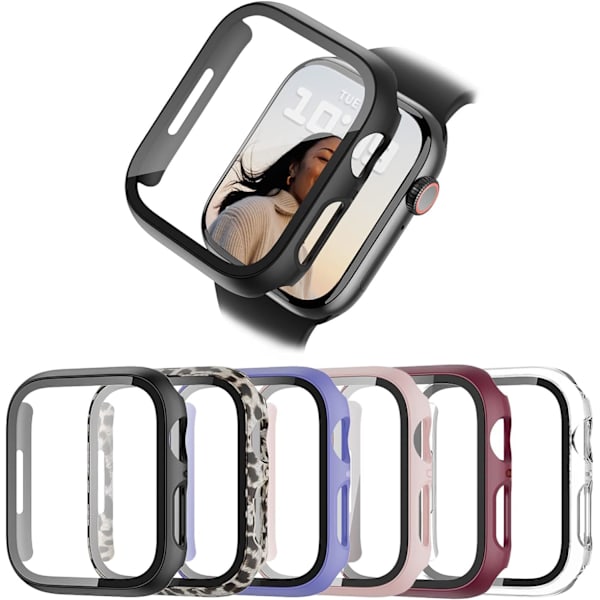 6 kpl kotelo Apple Watch Se (2. sukupolvi) Series 6/Se/5/4 40 mm 6 kpl 3 6-Pack 3 40mm
