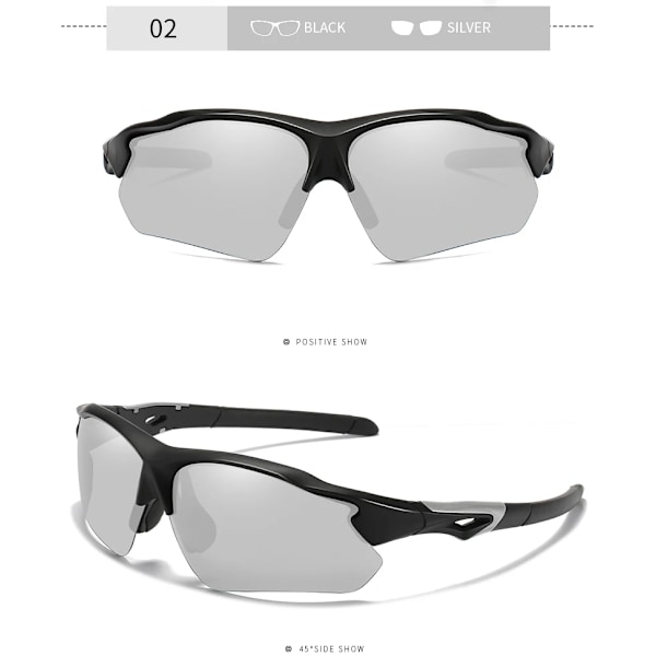 Dubery UV 400 polariserede sportssolbriller til mænd 2024 fashion solbriller 2024 2