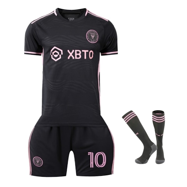 Miami Messi No. 10 Jalkapallopaita T-paita Aikuiset ja Lapset Urheiluvaatteet Setti 22