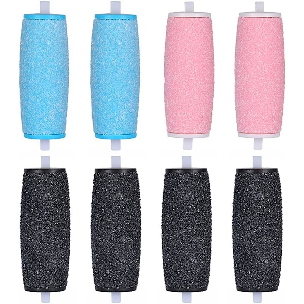 8 kappaleen pakkaus Scholl Velvet Smooth -laitteen erittäin karkeita vaihtorulli