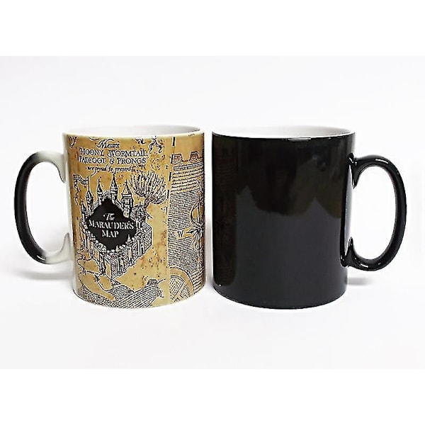 Light Magic Marauders Kart 11oz Fargeskiftende Krus Sensitiv Keramisk Kaffe Te Krus Kopp Beste Gave Til Venner