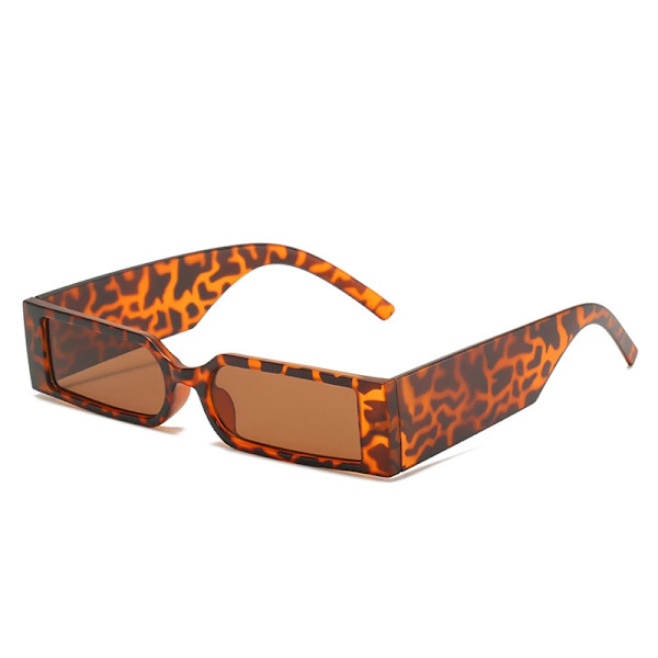Twooo 21013 Muodikkaat aurinkolasit miehille sävyt Neliönmuotoiset aurinkolasit naisille C2 Leopard / Tea designer women sunglasses