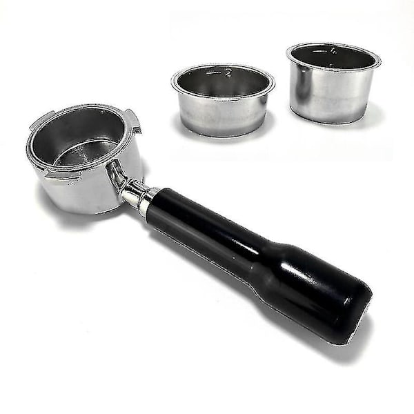 Jouluaiheinen 51 mm:n portafilter Delonghi Ec685:lle, jossa 2 tyylin kahvijauhekulho