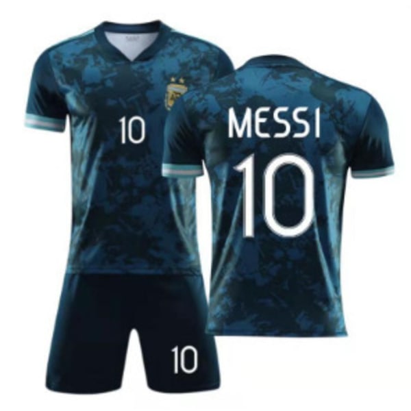 Ny 20-21 Argentina tröja nr 10 Messi hem och borta Neymar vuxen och barn speluniform Away games with white numbers 18