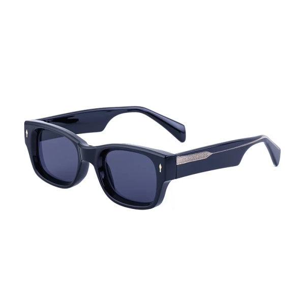 2024 New Fashion Sunglasses for Men Propionic Acid Metal Core Anti-UV Black Green Frame Made of PC Lenses in Glass TAC Wholesale