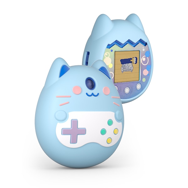 Mordely Etui kompatibel med Tamagotchi Pix Virtuell Kjæledyr Spillmaskin blue