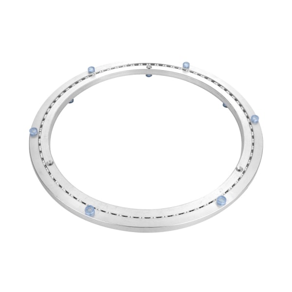 Metallisk Snurrlager, Rund Svängbar Bas, 360° Rotationsbar, Enrads Kullager, Tungt, ø35cm