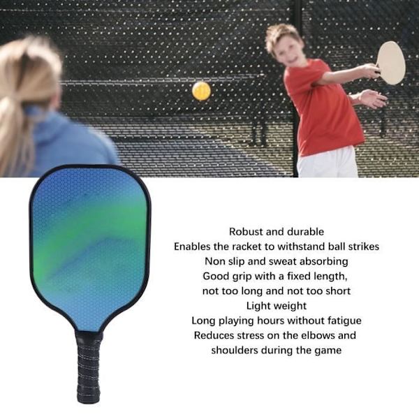 HURRISE Pickleball Paddle Set Pickleball Paddle Set Lätta Pickleball Paddlar i Pennfodral