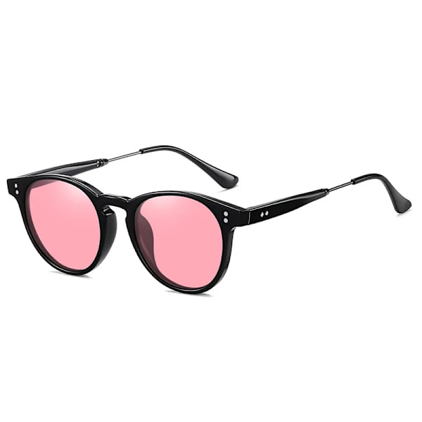 5096 hot sale polariserede briller retro solbriller til mænd med UV-beskyttelse Black/pink