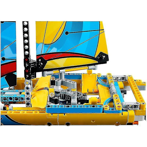 330 stk Technic Racing Yacht Byggeklodser Passer til 42074 Race Sejlbåd Samlingsklodser Legetøj Dreng Kæreste Fødselsdagsgaver Ny