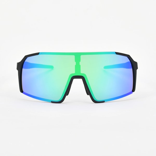 Anti-vind UV400 Cat 3 Silver Mirror Lens Herrcykel Golf Strand Sport Solglasögon Från Guangzhou Fabrik 2024 Full Green Mirror sport