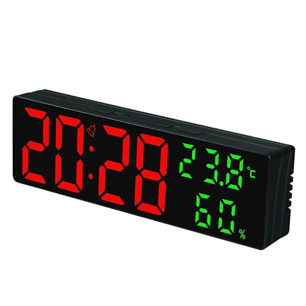 Digital väggklocka elektronisk LED-klocka 2 2