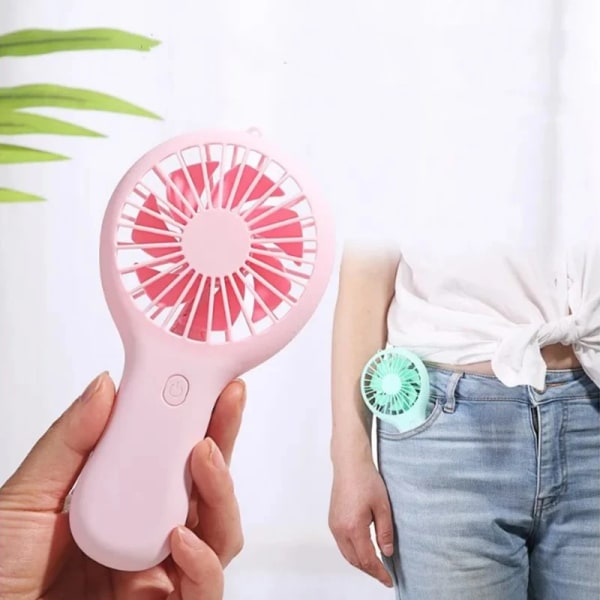 Custom LOGO Fan Wholesale Popular USB Fan For Dry Makeup Rechargeable mini portable fan