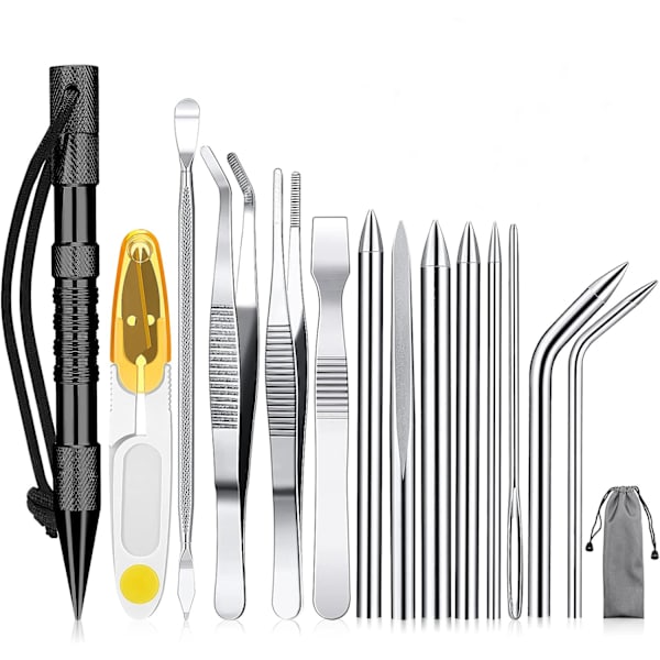 14 deler Paracord Tools Paracord FID Set Paracord Stitching Se