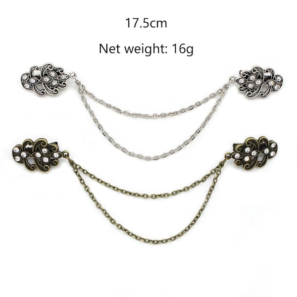 Cardigan Klips Sjal Brosche BRONZE STYLE 1 STYLE 1 Bronz Bronze Style 1 - Style 1