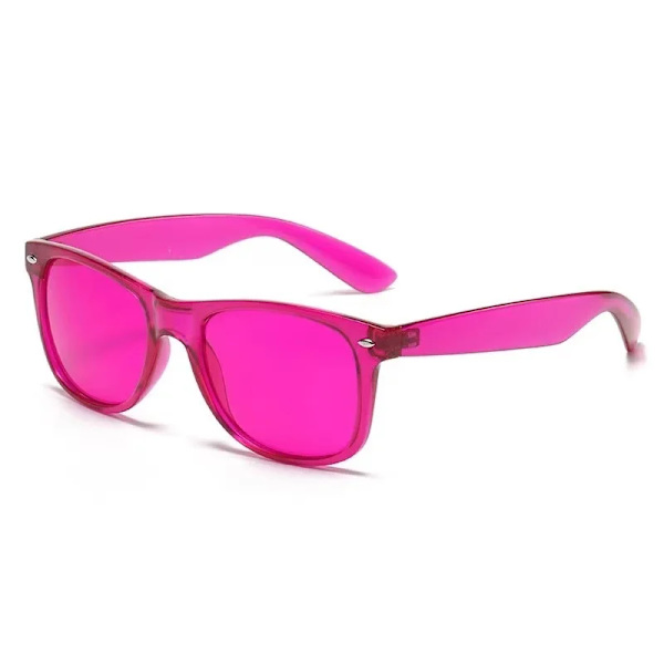 UV400 lyxiga unisex solglasögon Transparenta godisfärgade glasögon reklam privat label solglasögon Rose Red Cheap