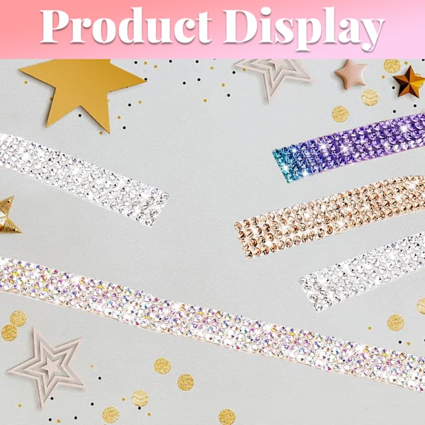 Rullakristallihartsi-strassinauha itseliimautuva nauha rulla glitterihartsi timanttinauha kimaltava timanttinauha glitteritarra kääritty
