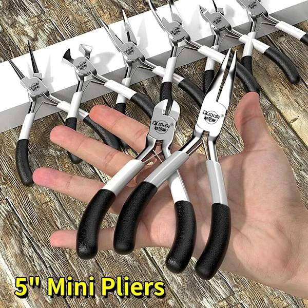 Mini Diagonal Tang Rund Bøjning Nål Næse Tang Klip Værktøj Håndlavet Perle Isoleret Tang Til DIY Små Smykker Tang Værktøj C