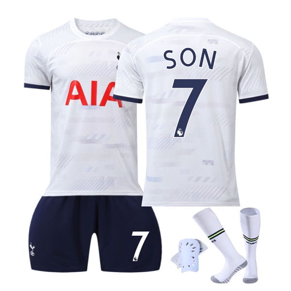 2023-24 Tottenham Hotspur Hemma nr 7 Son Heung-min 9 Richarlison 17 Romero 21 Dejan 10 Kane Fotbollströja New 24 Tottenham Hotspur Home No. 7 2XL