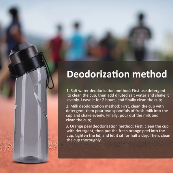 Tritan vandflaske Air Water Up Bottle Frosted 650 ml Air Startup Set Vandkop til camping sport 3